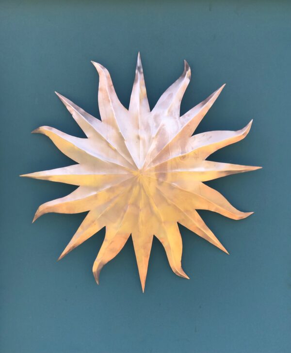 sun made of brilliant copper