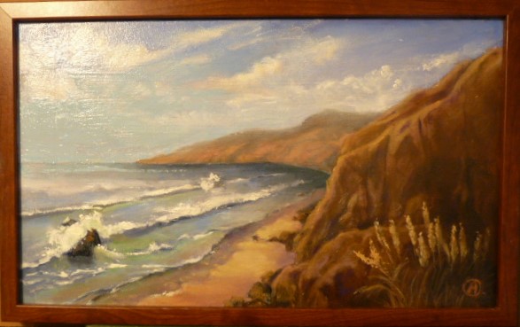 Painting of Sonoma coast