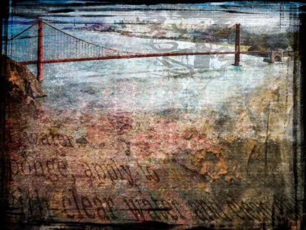 Abstract Golden Gate Bridge