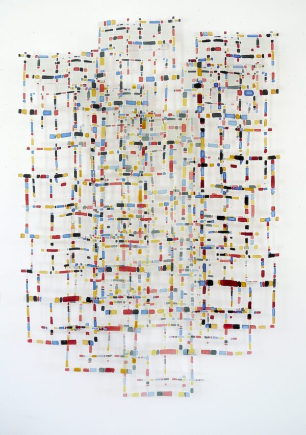 Squares with Lines V