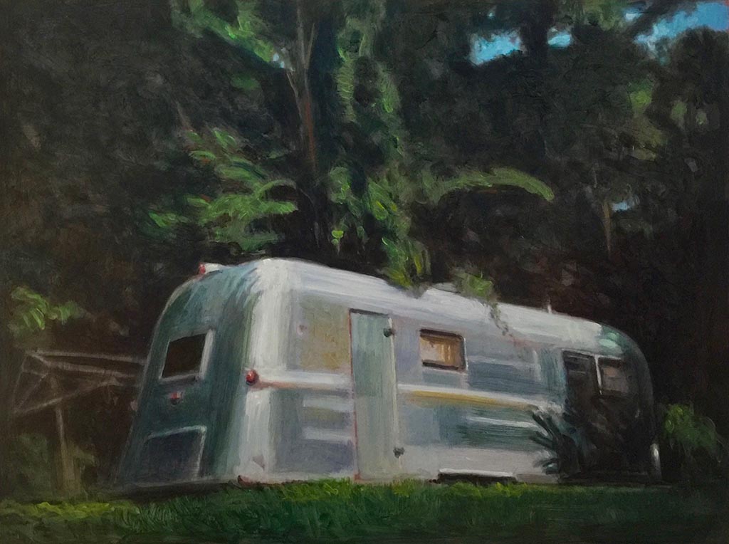 D.A. Bishop Seneca Streamline Trailer painting over digital print