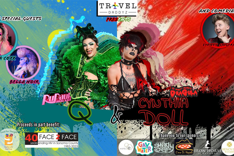 Travel Daddyz Drag Show Supports Face to Face