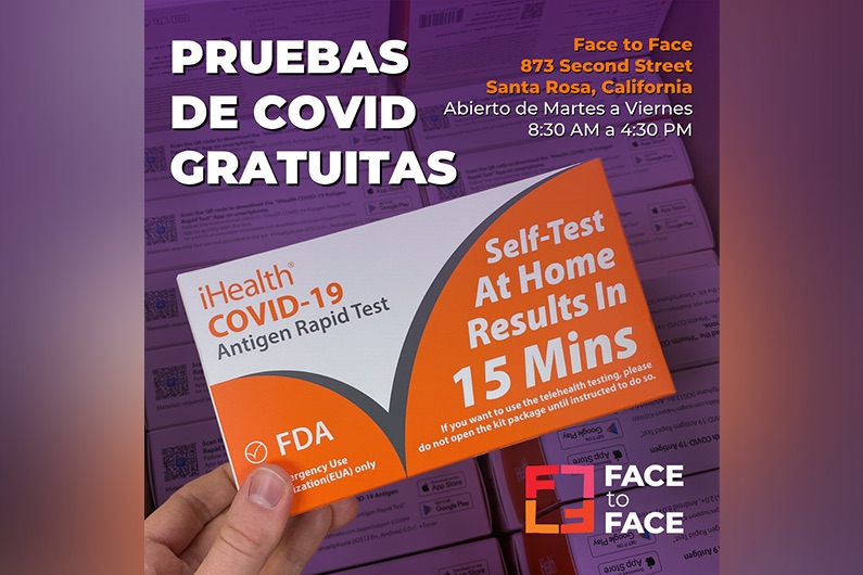 Pruebas gratuitas de Covid-19 en Face to Face