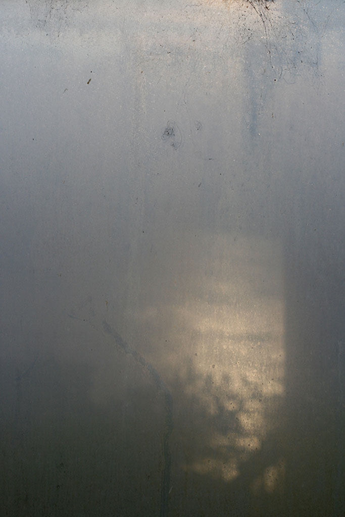 Tim Burns' Midnight Reflections of fog at night. Fuji Color Crystal Archive DP II Acrylic Glass (matte) with brushed silver frame