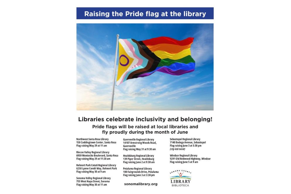 Thank You Sonoma County Libraries