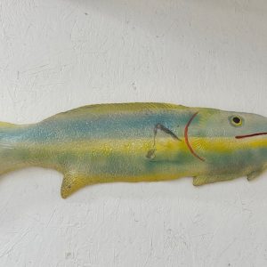 Suki Diamond's ceramic fish looks like a rainbow trout