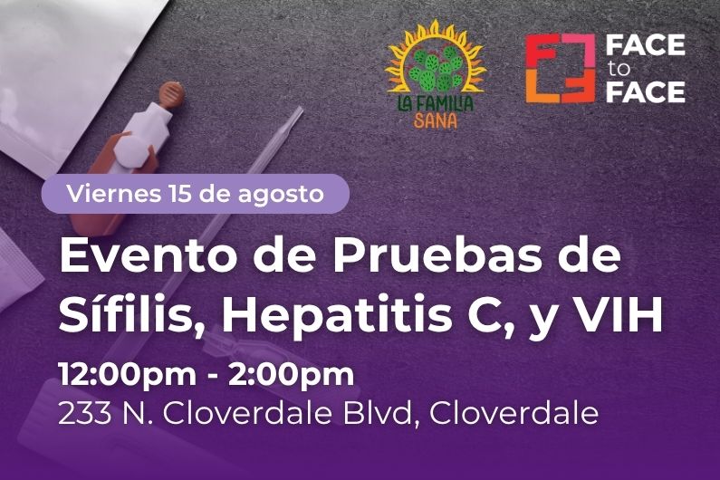 Prueba de VIH, Hepatitis C y Sífilis en La Familia Sana
