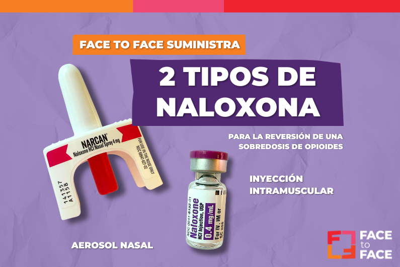 Suministros Cara a Cara 2 Tipos de Naloxona