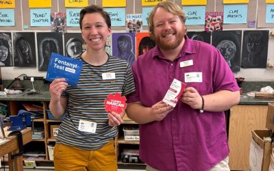 Speaking at Casa Grande with LGBTQ Connection