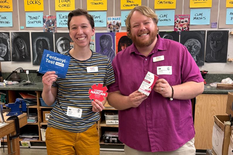 Speaking at Casa Grande with LGBTQ Connection