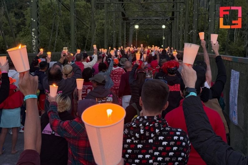 San Francisco AIDS Foundation Vigil in Guerneville