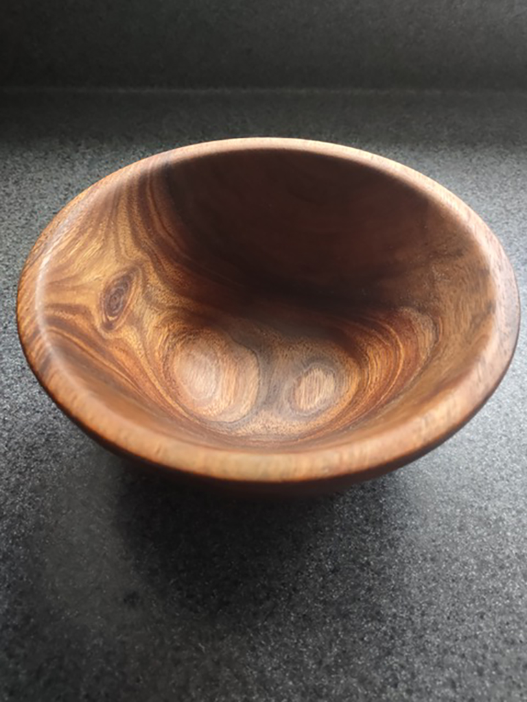 Hand-made wooden bowl
